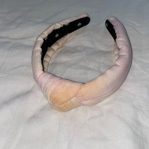 Lele Sadoughi Pink and White Headband